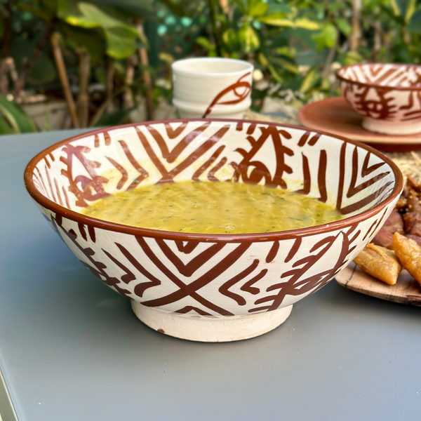 Service à table terracota (14 pièces) - Ajbir