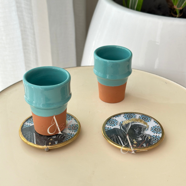 Tasse bicolore mouchetée - Ajbir