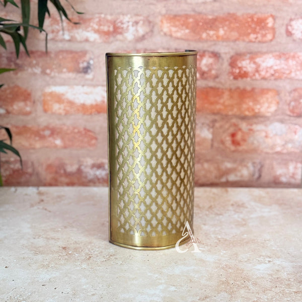 Applique murale Khmissa en laiton doré