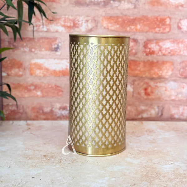 Applique murale Khmissa en laiton doré