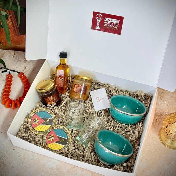 Coffret Cadeau Mozambique Trésor Gourmet aux saveurs marocaines | Edition CAF 2025