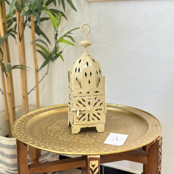 Lanterne artisanale Marocaine en métal colorée