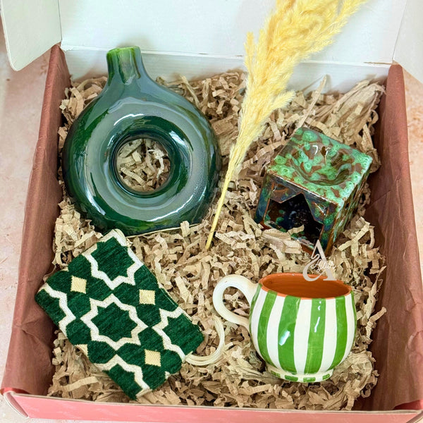 Coffret cadeau artisanal Asays vert