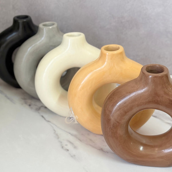 Vase artisanal Tafoukt moyen mat