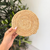 Sous plat en raphia naturel simple