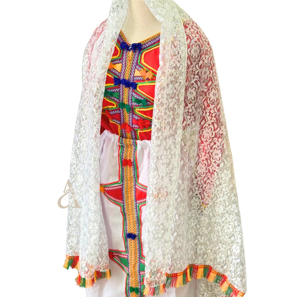 Tenue Tradionnelle Femme Amazigh 3pcs