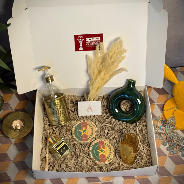 Coffret Cadeau Cameroun Éclat Doré | Édition CAN 2025