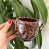 Tasse à café marron mouchetée - Ajbir