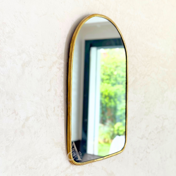Miroir Azawan Moyen en laiton