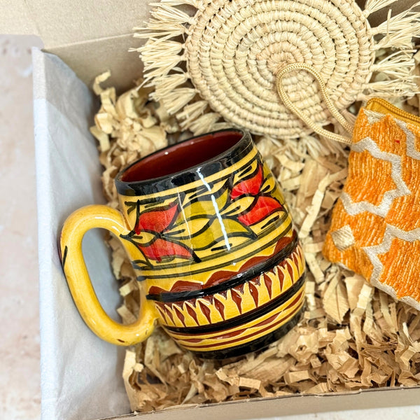Coffret cadeau artisanal mini Nakch jaune