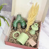 Coffret cadeau artisanal azul vert pastel