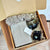 Coffret cadeau artisanal marron taupe