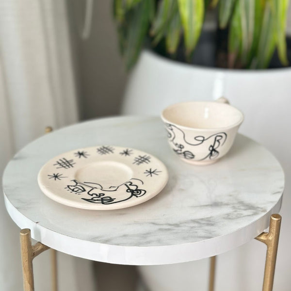 Tasse à café avec sous tasse Oudm - Ajbir