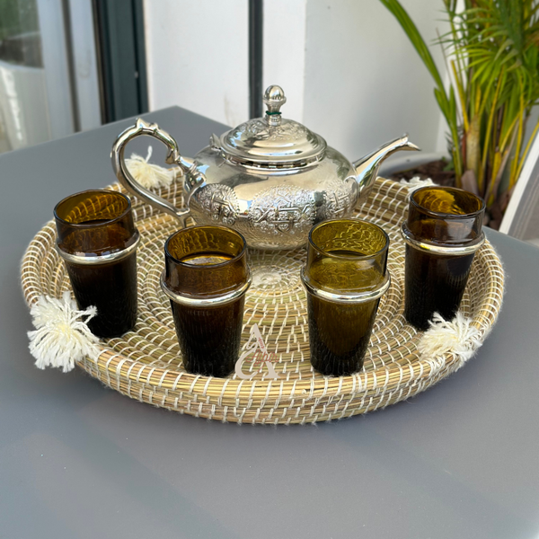 Pack à thé artisanal marron