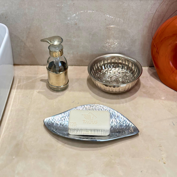 Pack salle de bain argenté