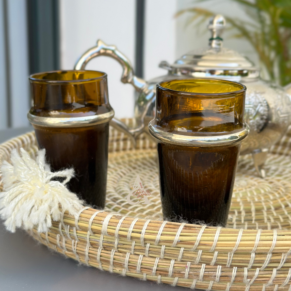 Pack à thé artisanal marron