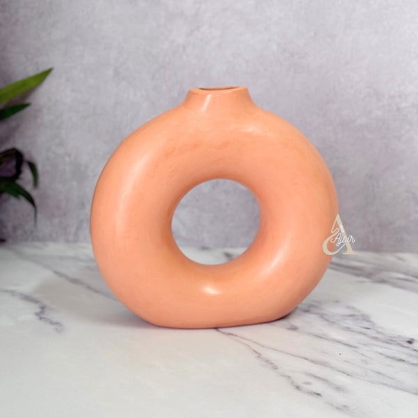 Vase artisanal Tafoukt bombé mat