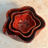 Saladier Tawada en Céramique Artisanale Bordeaux Moucheté