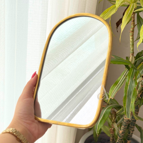 Miroir Azawan Petit en laiton