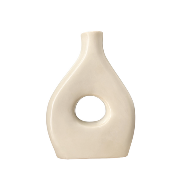 Vase Amaynou crème - Ajbir