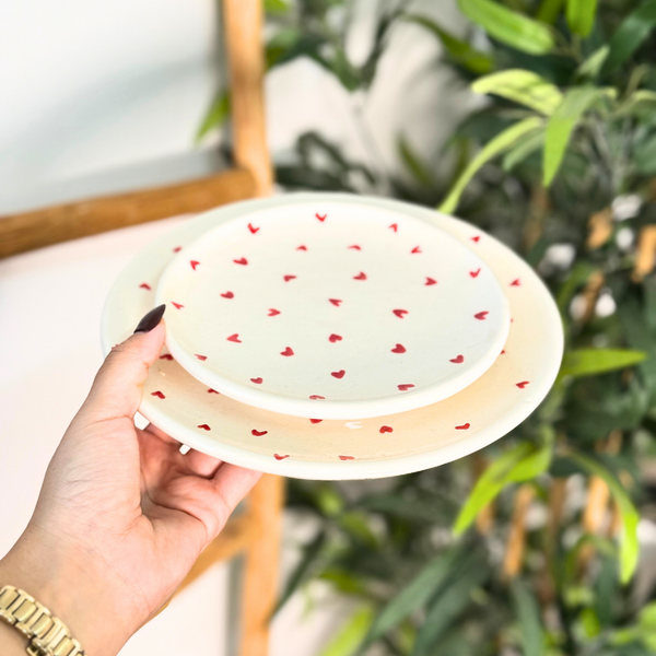 Set assiettes Tayri cœur (2 pièces)