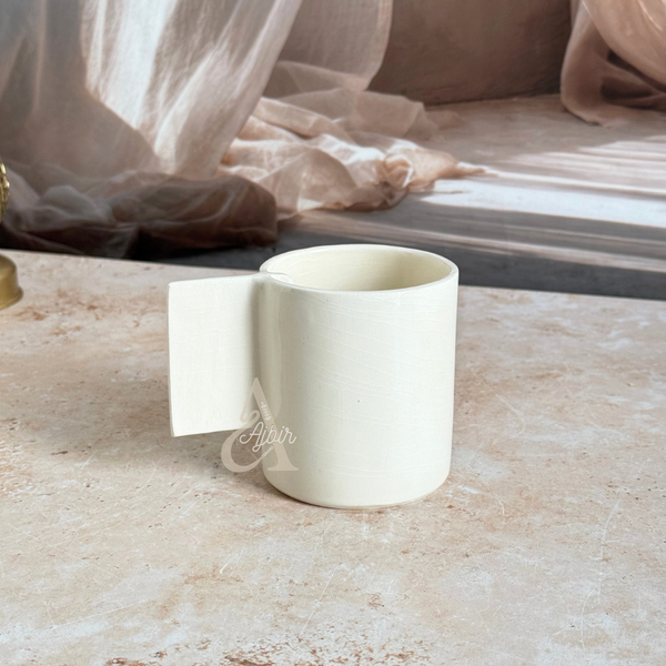 Mug blanc minimaliste Amnay