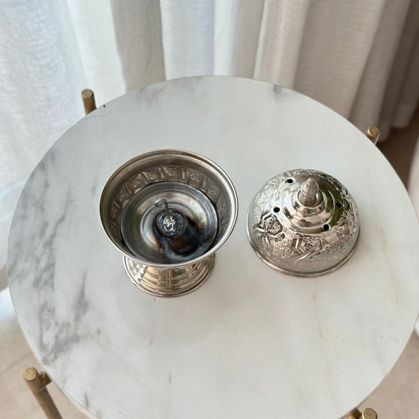 Mbikhra en cuivre argentée - Ajbir