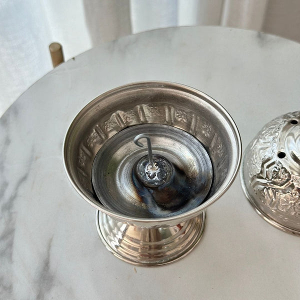 Mbikhra en cuivre argentée - Ajbir