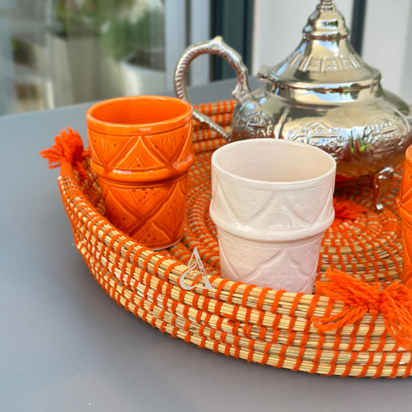 Grande théière en laiton argenté - Ajbir