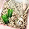 Coffret cadeau artisanal à thé vert