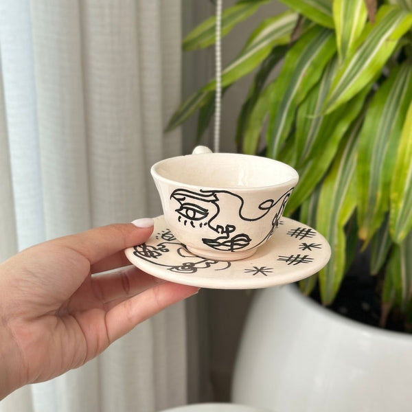 Tasse à café avec sous tasse Oudm - Ajbir