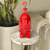 Lanterne artisanale Marocaine en métal colorée
