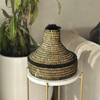 Grand panier tagine à pompon noir