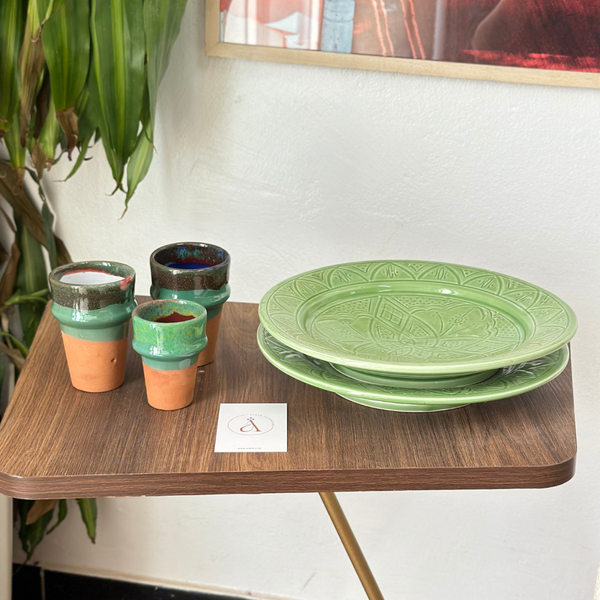 Lot crème et vert Edition Imparfaite