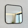 Miroir Carré en laiton noir