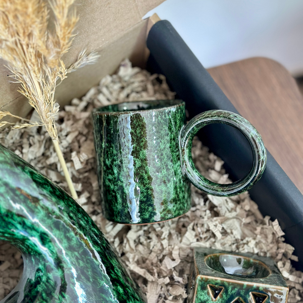 Coffret cadeau artisanal Tagdourt vert