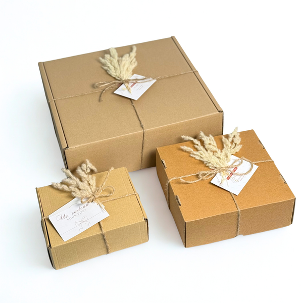 Emballage coffret cadeau 20cm/20cm/7cm