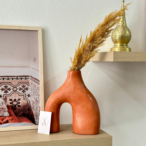 Vase artisanal Azul mat