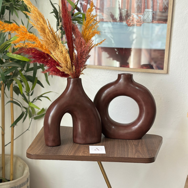 Vase artisanal Azul mat