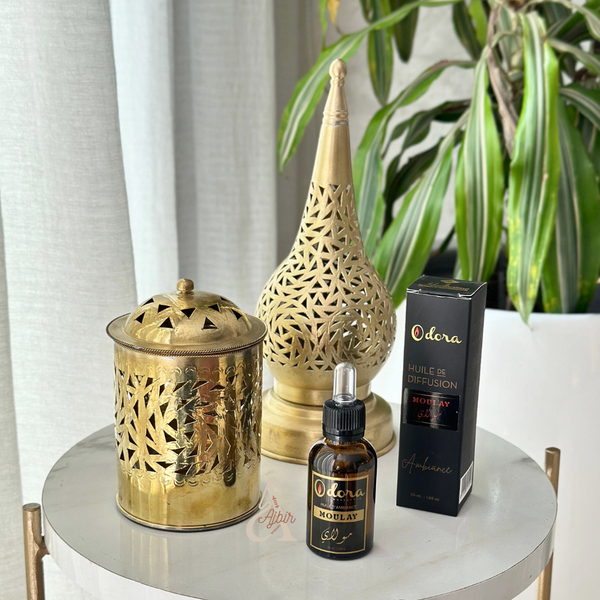 Huile à brûler Moulay - Ambre, musc et vanille - Ajbir