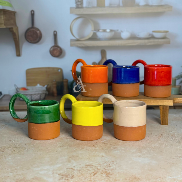 Mug Artisanal Bicolore Atlas