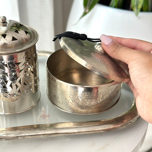 Mbikhra en cuivre argentée 2 - Ajbir