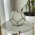 Bougeoir en verre laiton cartier