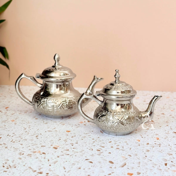 Théière bombée artisanale en laiton Zwak (2 personnes)