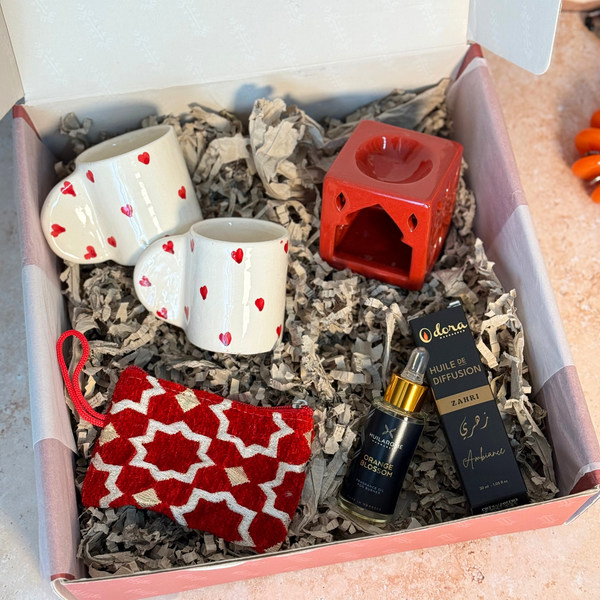 Coffret Cadeau Artisanal Tawada Rouge | Edition Valentine's Day