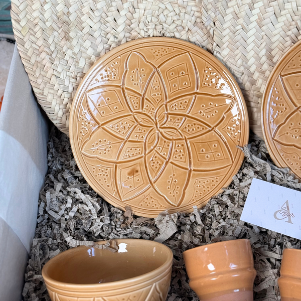 Coffret cadeau artisanal XL Ammas Sable & Terracotta