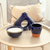 Bougie parfumée artisanale bleue Imanar