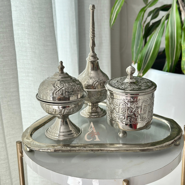 Plateau en verre triangulaire - Ajbir