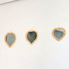 Miroir artisanal Tayri en forme de cœur – Cadre en raphia naturel (3 tailles)