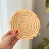 Sous-tasse en raphia Assil